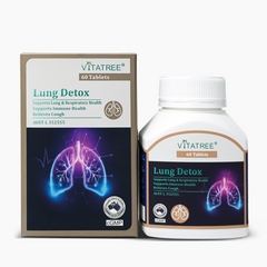 Viên uống bổ phổi, thải độc phổi - Vitatree Lung Detox 60 viên Úc –MẸ SÓC