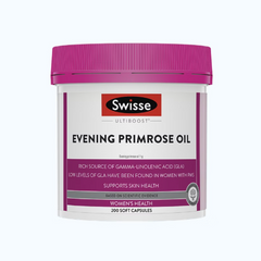 Viên Uống Tinh Dầu Hoa Anh Thảo Swisse Ultiboost Evening Primrose Oil - 200 Viên Hỗ Trợ Cân Bằng Nội Tiết Tố, Giảm Khó Chịu Tiền Kinh Nguyệt