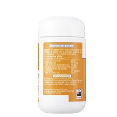 Viên Nhai Bổ Sung Vitamin C + Kẽm + D3 Nature’s Way cho Bé - Hỗ Trợ Miễn Dịch, Vị Cam Ngon, Nhập Khẩu Úc, Dành Cho Trẻ Từ 2 Tuổi