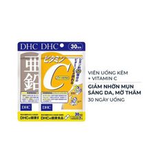 Viên uống DHC Combo Ngừa Mụn Mờ Thâm 30 Ngày - Vitamin C & Zin C Hỗ Trợ Làm Đẹp Da Trẻ Khỏe Tại Nhật Bản