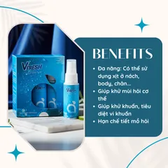 Xịt Khử Mùi Vfresh 30ml | Hương Nước Hoa