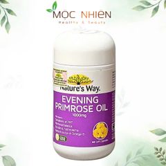 Viên Uống Hỗ Trợ Da & Nội Tiết Nature’s Way Dầu Hoa Anh Thảo 1000mg - Giảm Triệu Chứng PMS & Cải Thiện Tình Trạng Da 60 Viên