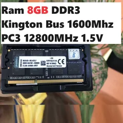 RAM Laptop 8GB DDR3 Hynix/Samsung/Kingston 1600MHz PC3 12800MHz 1.5V cho Macbook, Máy Tính Xách Tay - Bảo Hành 36 Tháng 1 Đổi 1