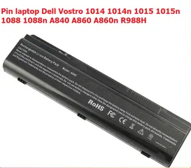 Pin Laptop Dell Vostro 6 Cell (FC92N) - Hàng Chính Hãng Đen, Tương Thích 1014 1014n 1015 1015n 1088 A840 A860, Bảo Đảm Chất Lượng