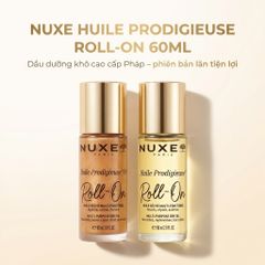Dầu Dưỡng Đa Năng Dạng Lăn Nuxe Huile Prodigieuse 60ml - Chăm Sóc Da Mặt, Cơ Thể & Tóc, Pháp, Hương Thơm Tinh Tế