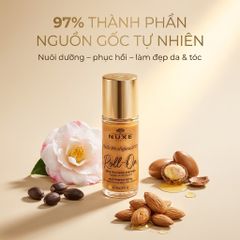 Dầu Dưỡng Đa Năng Dạng Lăn Nuxe Huile Prodigieuse 60ml - Chăm Sóc Da Mặt, Cơ Thể & Tóc, Pháp, Hương Thơm Tinh Tế