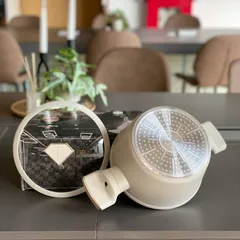 Nồi Hầm Berlinger Haus x FashionTV FTV-0069 24cm Kem - Bộ Sưu Tập Thời Trang, Chống Dính TitanPro, Nắp Kính Cường Lực