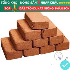 Viên Nén Đất Xơ Dừa Kháng Khuẩn - Giá Thể Trồng Rau Hoa và Hạt Giống An Toàn, Dinh Dưỡng Tự Nhiên, Giao Hàng Siêu Nhanh