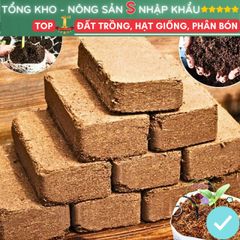 Viên Nén Đất Xơ Dừa Kháng Khuẩn - Giá Thể Trồng Rau Hoa và Hạt Giống An Toàn, Dinh Dưỡng Tự Nhiên, Giao Hàng Siêu Nhanh