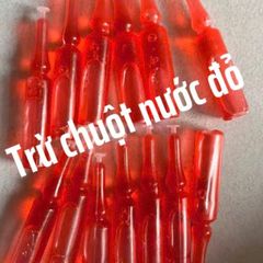 300 ống Chuột Màu Trộn Mồi Nước Đỏ Mạnh, Kiểm Soát Chuột Nhanh - Dễ Dàng Sử Dụng