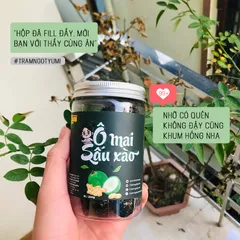 Ô mai Sấu xào gừng Yumi đồ ăn vặt mứt quả xí muội ngọt cay thơm ngon 507007