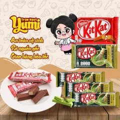 Bánh KitKat Socola & Trà xanh Nestle ngọt xốp chuẩn vị dùng làm bữa ăn nhẹ giúp bạn bổ sung lượng đường nhanh chóng 507008