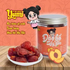 Đào bổ sấy dẻo Ô mai Yumi chua ngọt đồ ăn vặt xí muội thơm ngon 507009