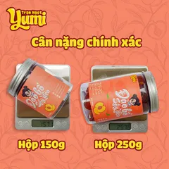 Đào bổ sấy dẻo Ô mai Yumi chua ngọt đồ ăn vặt xí muội thơm ngon 507009