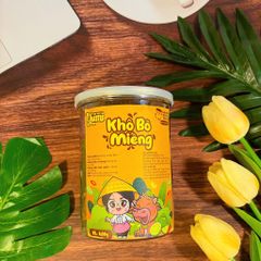 Khô bò miếng mềm chua cay Yumi đồ ăn vặt thịt bò khô nguyên miếng thật chanh ớt thơm ngon 507011