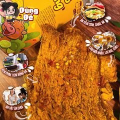 Khô bò miếng mềm chua cay Yumi đồ ăn vặt thịt bò khô nguyên miếng thật chanh ớt thơm ngon 507011