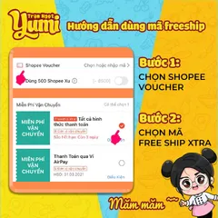 Mực xé sợi mix 3 vị hấp dừa - bơ tỏi - sốt chanh Yumi 300g đồ ăn vặt hải sản khô mực thơm ngon 507013