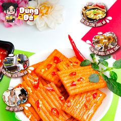 Snack Đùi bò cay bịch 60 gói làm từ Bột mì Que cay tuổi thơ đồ ăn vặt Yumi thơm ngon 507025