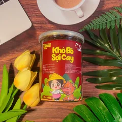 Khô bò sợi cay Yumi đồ ăn vặt thịt bò khô xé cay thơm ngon an toàn vệ sinh 507026