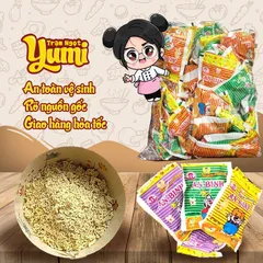 Mì tôm ăn liền trẻ em An Bính bịch 50 gói đồ ăn vặt tuổi thơ Yumi 507027