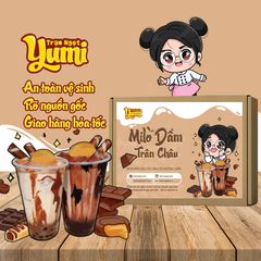 Nguyên liệu làm Milo dầm Trân Châu Yumi, set Milo dầm 400g kèm hướng dẫn từng bước 507030