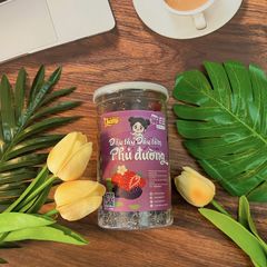 Dâu tây dâu tằm sấy phủ đường Yumi, kẹo dâu mix chua ngọt, đồ ăn vặt thơm ngon 507035