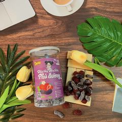 Dâu tây dâu tằm sấy phủ đường Yumi, kẹo dâu mix chua ngọt, đồ ăn vặt thơm ngon 507035