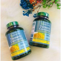 Viên uống tinh bột nghệ đẹp da, dạ dày và tiêu hoá Puritan's Pride Turmeric curcumin
