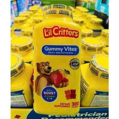 Kẹo Dẻo Gấu L'il Critters Gummy Vites 300 Viên - Bổ Sung Vitamin Tổng Hợp Cho Trẻ Em - Hương Vị Trái Cây Tự Nhiên, Tăng Cường Đề Kháng