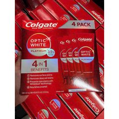 [Date 2026]Kem đánh răng Colgate Optic White Platinum High Impact White 116g 507088
