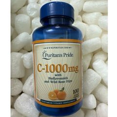 [Date 2027] Viên uống bổ sung Vitamin C 1000mg, C 500mg Puritan's Pride 100v 507114
