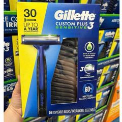 [Hàng Mỹ] Dao cạo râu 3 lưỡi Gillette Custom Plus 3 507121