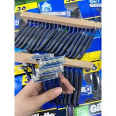[Hàng Mỹ] Dao cạo râu 3 lưỡi Gillette Custom Plus 3 507121