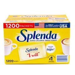 Đường ăn kiêng Splenda gói nhỏ 1g - Lựa chọn tuyệt vời cho người ăn kiêng keto, DAS và người tiểu đường - Hương vị ngọt như đường kính
