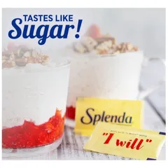 Đường ăn kiêng Splenda gói nhỏ 1g - Lựa chọn tuyệt vời cho người ăn kiêng keto, DAS và người tiểu đường - Hương vị ngọt như đường kính