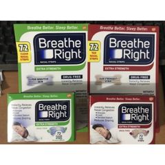 [Hàng Mỹ, Date 2029] Miếng dán mũi giảm nghẹt mũi, giảm ngáy (gáy) khi ngủ Breathe Right - Shop Songna 507158
