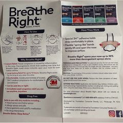 [Hàng Mỹ, Date 2029] Miếng dán mũi giảm nghẹt mũi, giảm ngáy (gáy) khi ngủ Breathe Right - Shop Songna 507158