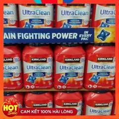 Viên giặt xả kháng khuẩn Ultra Clean - iSignature Ultra Clean 152 viên 507168