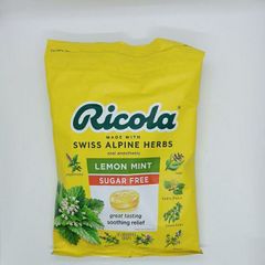 [Date 2027] Kẹo Ngậm Thảo Mộc Không Đường Ricola Lemon Mint