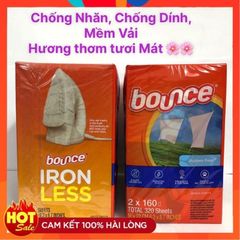 Giấy giảm nhăn và làm thơm quần áo BOUNCE của mỹ - Shop Songna