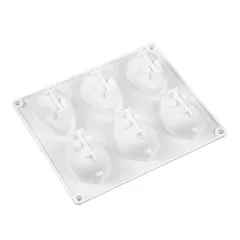 Khuôn Silicone Hình Thỏ & Heo - Làm Pudding, Thạch Rau Câu, Nến Thơm - Dễ Dàng Lấy Thành Phẩm, Đồ Gia Dụng Thông Minh