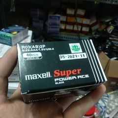 Pin AA - AAA Maxell Chính Hãng, Pin Tiểu Dùng Cho Đồ Chơi, Remote Tivi, Máy Lạnh - Thời Gian Sử Dụng Lên Đến 6 Lần Pin Carbon Thông Thường