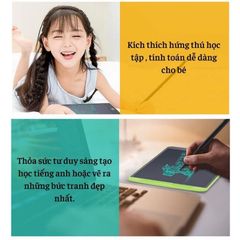Bảng Viết Thông Minh LCD 8,5 Inch, Bảng Vẽ Tự Xóa Thúc Đẩy Tư Duy Sáng Tạo Cho Bé, Bảng VIết Không Bụi, An Toàn