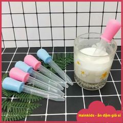 Ống Bón Sữa Silicon 5ml - Ống Nhỏ Giọt và Làm Kẹo Chip Chip Bằng Nhựa Cho Mẹ và Bé - Dụng Cụ Tiện Ích Trong Bếp