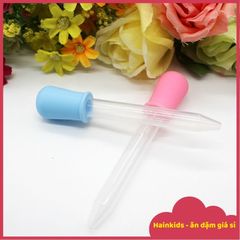 Ống Bón Sữa Silicon 5ml - Ống Nhỏ Giọt và Làm Kẹo Chip Chip Bằng Nhựa Cho Mẹ và Bé - Dụng Cụ Tiện Ích Trong Bếp