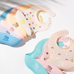 Yếm Ăn Dặm MumBebe Silicon An Toàn - Yếm Máng Siêu Mềm Dành Cho Bé Xinh Xắn, Thiết Kế Ngộ Nghĩnh, Nhiều Màu Sắc Vui Nhộn