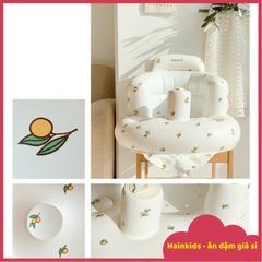 Ghế Hơi Phao Bar Rot Cao Cấp - Ghế Tập Ngồi Cho Bé Từ 6 Tháng, Quà Tặng Đầy Tháng, Phong Cách Hàn Quốc, Chụp Ảnh Đáng Yêu