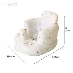 Ghế Hơi Phao Bar Rot Cao Cấp - Ghế Tập Ngồi Cho Bé Từ 6 Tháng, Quà Tặng Đầy Tháng, Phong Cách Hàn Quốc, Chụp Ảnh Đáng Yêu