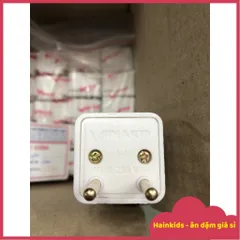 Phích Cắm Chuyển Đổi 3 Chân Sang 2 Chân - Phụ Kiện Thích Ứng Ổ Điện Việt Nam, Đầu Nối Chất Lượng Cao, An Toàn Sử Dụng
