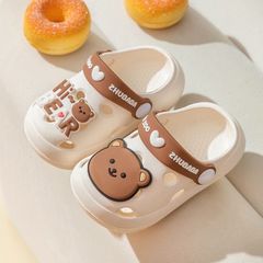 Dép Sục Cross ZHUBABA Chất Liệu Nhựa EVA Siêu Nhẹ Cao Cấp Hình Gấu Hi Bear Dễ Thương Cho Bé Trai Bé Gái